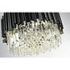 Canada LED 22 inch Black Chandelier Ceiling Light